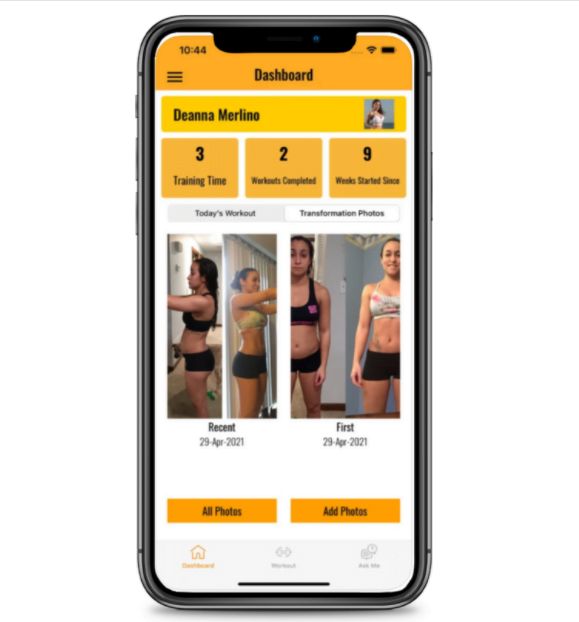 DM Fit App Iphone Screenshot