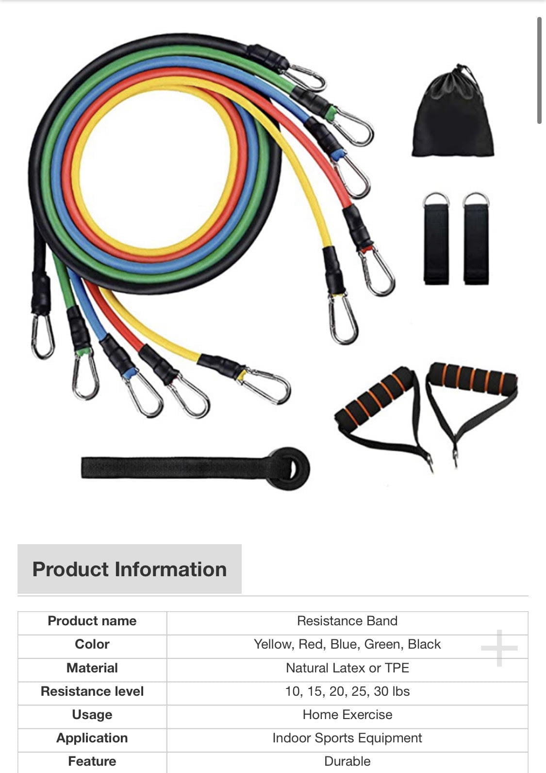 DM Fit Resistance Bands Bundle 0 Deanna Merlino Fitness LLC Resistance Bands